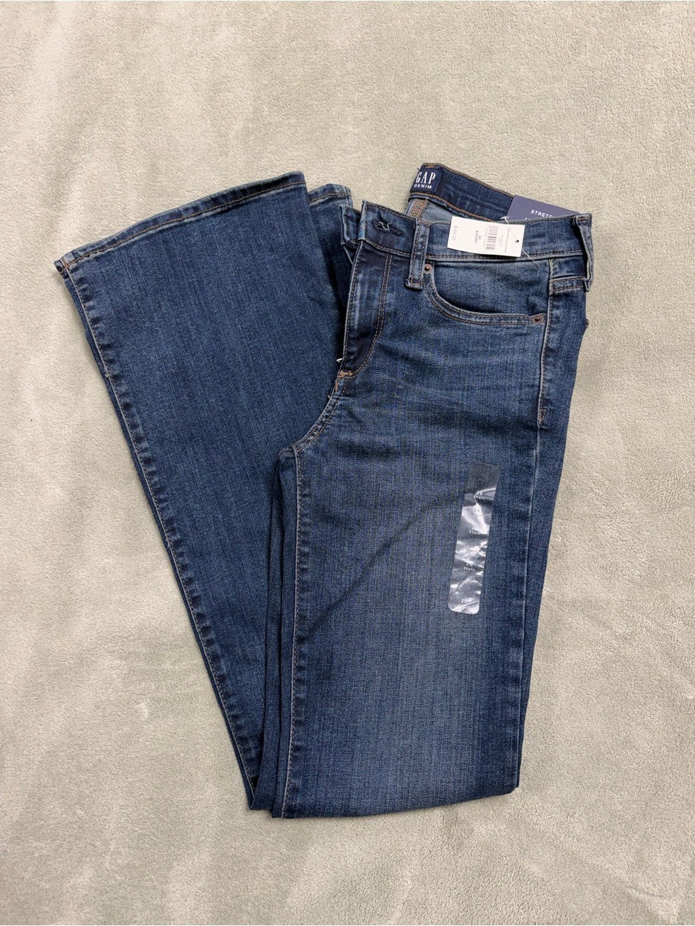 GAP Women's Medium Dark Blue 26 short perfect boot
